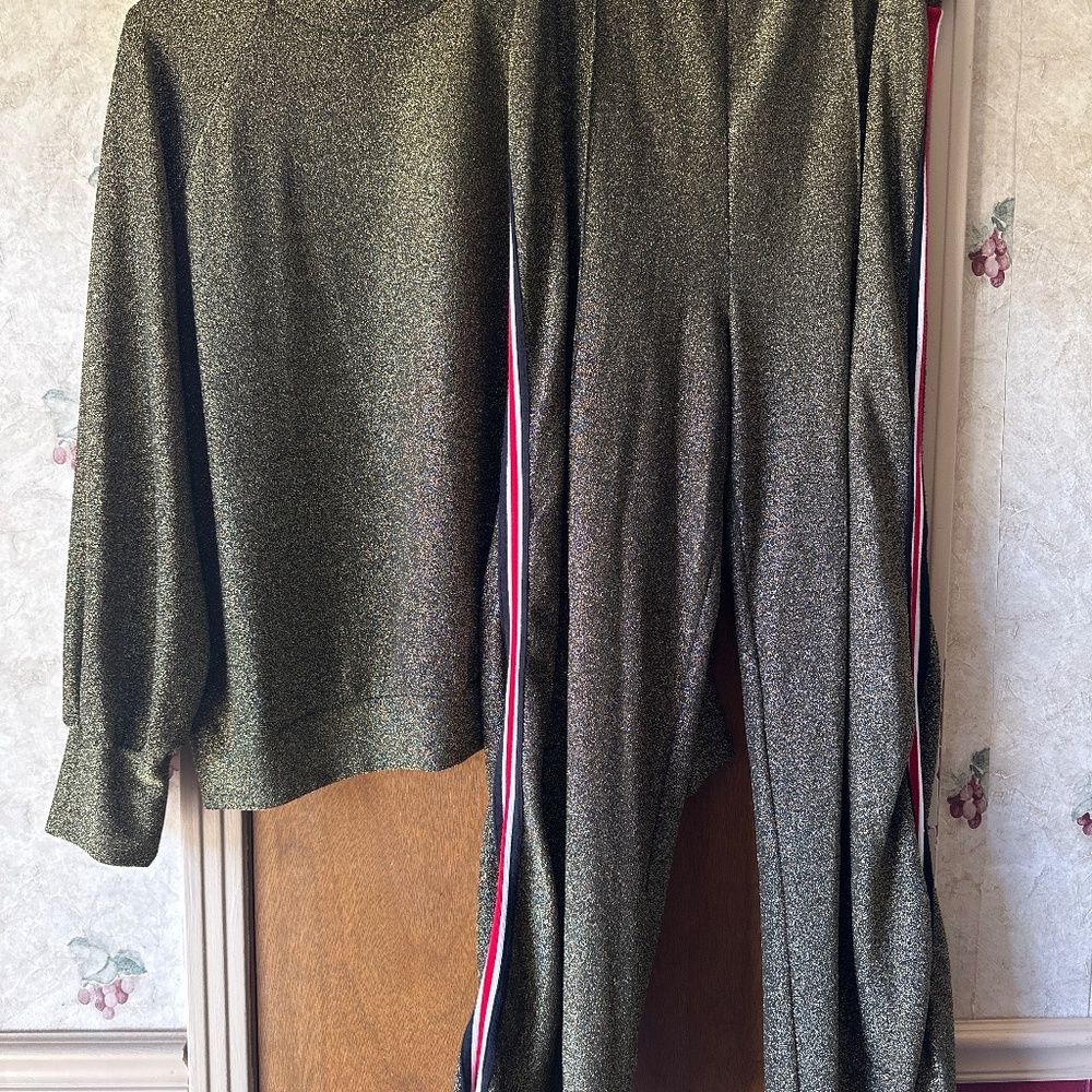 Gold Track Suit